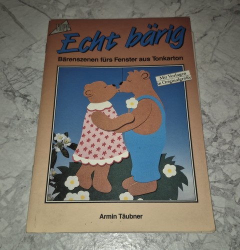 Echt bärig heft bastelbogen - heft,